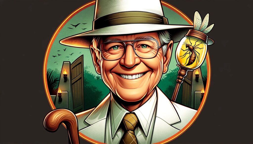 Cartoon John Hammond