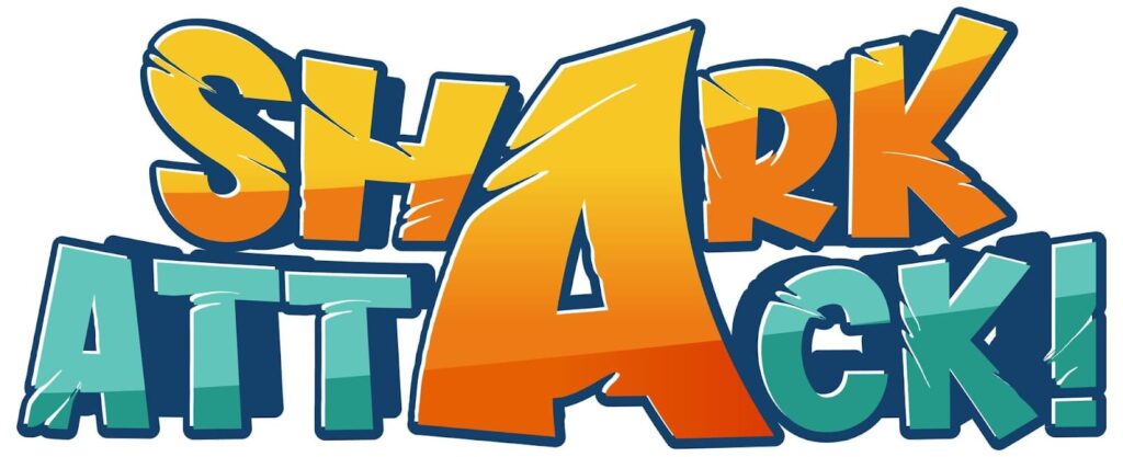 Logo design for shark attack